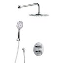 HSK Shower Set 1.04 Rund, Oberfl&auml;che Chrom
