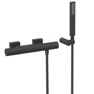 Tres Project-Tres, Thermostat Brausebatterie, schwarz matt