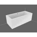 Riho Lugo Plug&Play 200x90cm, wandstehende Badewanne,...