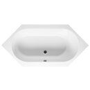 Riho Kansas 190x90cm, Sechseckwanne, gl&auml;nzende...