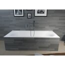 Riho Linares 180x80cm, rechteckige Badewanne, rechte...
