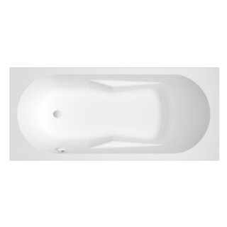 Riho Lazy 170x75cm, rechteckige Badewanne, glänzende Oberfläche. linke Version, ohne/mit Whirlpoolsystem