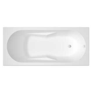 Riho Lazy 170x75cm, rechteckige Badewanne, glänzende Oberfläche, ohne/mit Whirlpoolsystem
