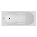 Riho Lazy 170x75cm, rechteckige Badewanne, glänzende Oberfläche, ohne/mit Whirlpoolsystem