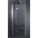 Euroshowers Twice Fix Nische, Dreht&uuml;r mit Festteil