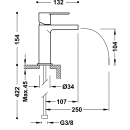 Tres Loft Colors, Einhebel Waschtischmischer,...