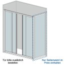 Doccia Milan Seitenwand für Tür, bis 90cm,...