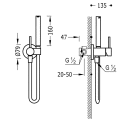 Tres Study Exclusive, Unterputz Einhebel f&uuml;r...