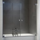 Doccia Badewannenfaltwand Bangkok mit zwei Pendelt&uuml;ren