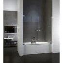 Doccia Badewannenfaltwand Bangkok mit zwei Pendelt&uuml;ren
