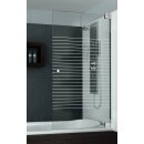 Doccia Badewannenfaltwand Dubai mit einer Pendelt&uuml;r