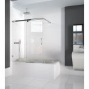 Doccia Badewannenaufsatz Tavira mit einer Schiebet&uuml;r...