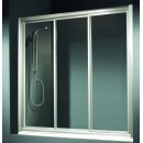 Doccia Badewannenaufsatz Macay mit drei Schiebet&uuml;ren...
