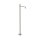 Tres Study Exclusive, Waschtischarmatur bodenstehend, Edelstahloptik