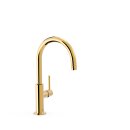 Tres Study Exclusive, Einhebel Waschtischmischer, 24k Gold