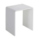 inkl. StoneArt Hocker TQ501 weiß matt