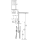 Tres Slim Exclusive, Elektronisches Showerset, weiss matt
