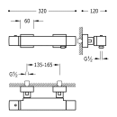 Tres Slim Exclusive, Thermostat Brausebatterie,...