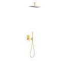 Tres Slim Exclusive, Unterputz Brauseset Rapid-Box, 24k Gold