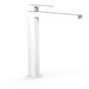 Tres Slim Exclusive, Einhebel Waschtischmischer, weiss matt