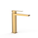 Tres Slim Exclusive, Einhebel Waschtischmischer, 24k Gold...