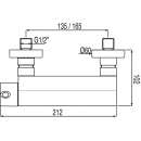 Tres Alplus, Einhebel Brausemischer, chrom