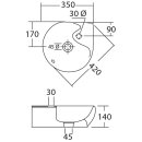 Eck-Handwaschbecken Magdeburg