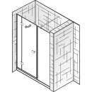 HSK Premium Softcube Drehtür Raumnische, 3-teilig