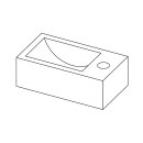 Forzalaqua Stein Waschbecken, VENETIA XS BLUESTONE MATT...