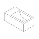 Forzalaqua Stein Waschbecken, VENETIA XS BLUESTONE...