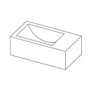 Forzalaqua Stein Waschbecken, VENETIA XS BLUESTONE MATT...