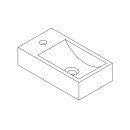 Forzalaqua Stein Waschbecken, VENETIA BLUESTONE MATT...