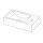 Forzalaqua Stein Waschbecken, VENETIA BLUESTONE MATT GESCHLIFFEN 40X22X10CM, 1XØ36MM, R
