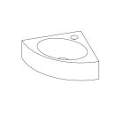 Forzalaqua Stein Waschbecken, 30X30X10CM, TURINO BLUESTONE MAT GESCHLIFFEN