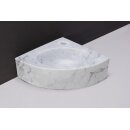 Forzalaqua Stein Waschbecken, TURINO CARRARA POLIERT...
