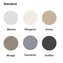 Doccia Duschwanne Pizarra Semicircular 80x80cm