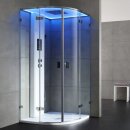 Dampfdusche Stone Edition AWT LD110F15, 90x90cm,...