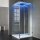 Dampfdusche Deluxe Edition AWT LD106F15, 100x100cm, silber, Linksausführung