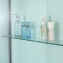 EAGO Dusche D990 mit Duschtasse wei&szlig; 120x90 links