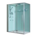 EAGO Dusche D991 wei&szlig; 150x90 links