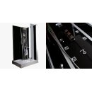 EAGO Dampfdusche DZ963F8 weiß 100x100