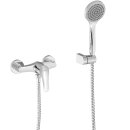 Tres Base-Tres Plus, Einhebel Brausemischer, chrom