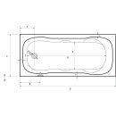 Rechteckwanne Sara 170x75cm