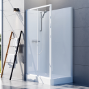 BADSANITAER Bare - Komplettdusche (120x80 cm)