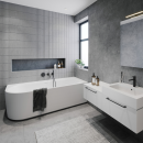 RIHO Badewanne Desire Corner links - Eckmontage