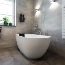 RIHO Bilbao - Freistehende Badewanne (weiß matt)