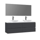 StoneArt Set Monte Carlo MC-1600pro-2 dunkelgrau 160x52