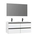 StoneArt Set Monte Carlo MC-1200 weiß 120x52