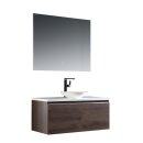 StoneArt Set Milano ME-1000pro-4 Eiche dunkel 100x45