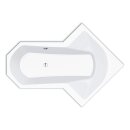 Eckbadewanne repaBAD Monaco 210x84cm